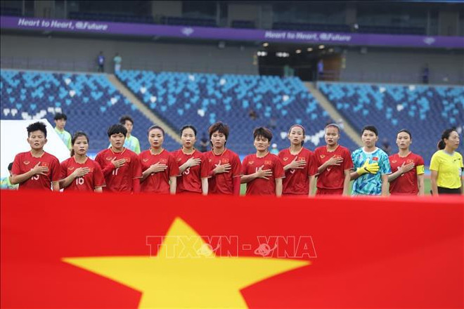 ASIAD 2023 : l'équipe nationale de football féminin du Vietnam fait un bon début ảnh 1 ASIAD 2023 : l'équipe nationale de football féminin du Vietnam fait un bon début ảnh 1