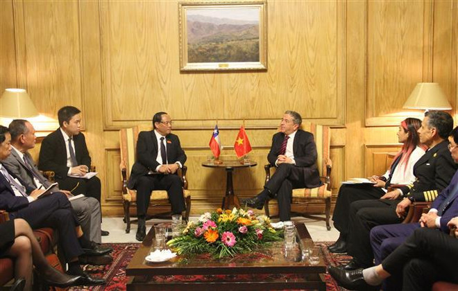 Le Vietnam et le Chili sont déterminés à renforcer leurs relations d’amitié et de coopération ảnh 1 Le Vietnam et le Chili sont déterminés à renforcer leurs relations d’amitié et de coopération ảnh 1