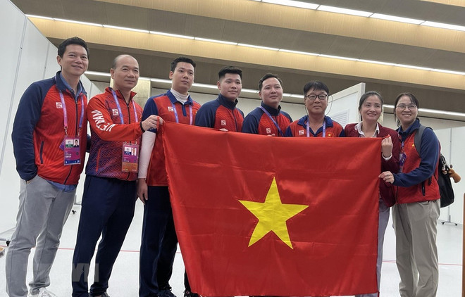 ASIAD 2023 : le Vietnam remporte six médailles après deux jours de compétition officielle ảnh 1 ASIAD 2023 : le Vietnam remporte six médailles après deux jours de compétition officielle ảnh 1