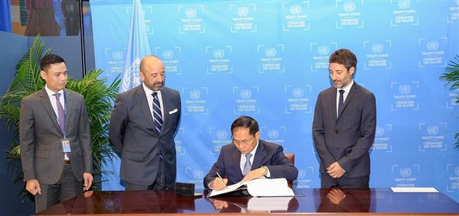 78e session de l’Assemblée générale de l’ONU : le Vietnam signe l’Accord sur la haute mer ảnh 1 78e session de l’Assemblée générale de l’ONU : le Vietnam signe l’Accord sur la haute mer ảnh 1
