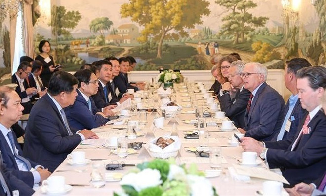 Le PM discute de la coopération avec de grands fabricants amériains de semis-conducteurs ảnh 1 Le PM discute de la coopération avec de grands fabricants amériains de semis-conducteurs ảnh 1