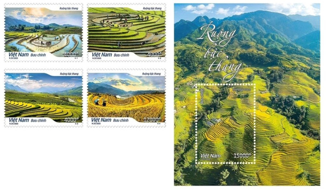 Lào Cai : la collection philatélique "Rizières en terrasse" se dévoile ảnh 1 Lào Cai : la collection philatélique "Rizières en terrasse" se dévoile ảnh 1