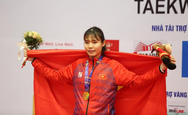 ASIAD 19 : Duong Thuy Vi et Bac Thi Khiêm en bronze en wushu et taekwondo ảnh 2