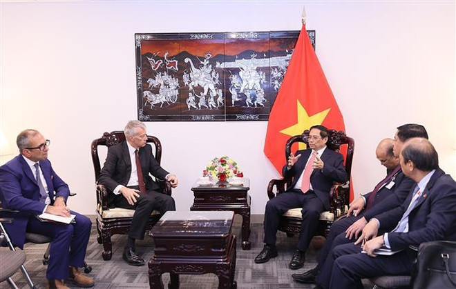 Le PM rencontre la secrétaire américaine au Trésor et des dirigeants des entreprises américaines ảnh 2 Le PM rencontre la secrétaire américaine au Trésor et des dirigeants des entreprises américaines ảnh 2