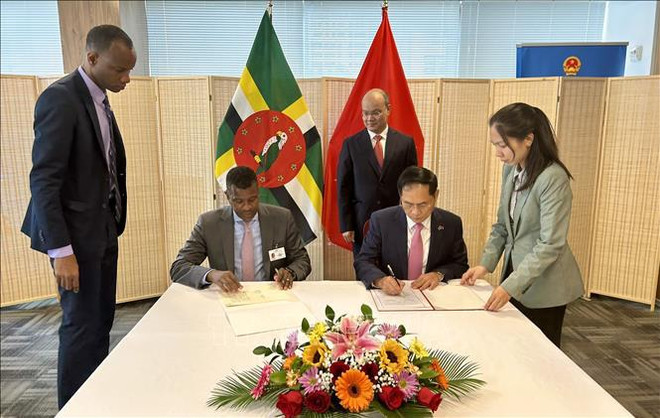 Vietnam et Dominique signent un accord d'exemption de visa pour les titulaires de passeports diplomatiques et officiels ảnh 1 Vietnam et Dominique signent un accord d'exemption de visa pour les titulaires de passeports diplomatiques et officiels ảnh 1