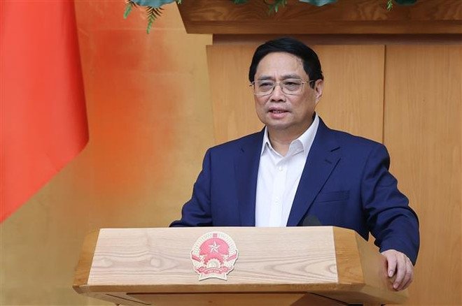 Le PM préside une réunion du gouvernement sur la préparation de textes juridiques ảnh 1 Le PM préside une réunion du gouvernement sur la préparation de textes juridiques ảnh 1