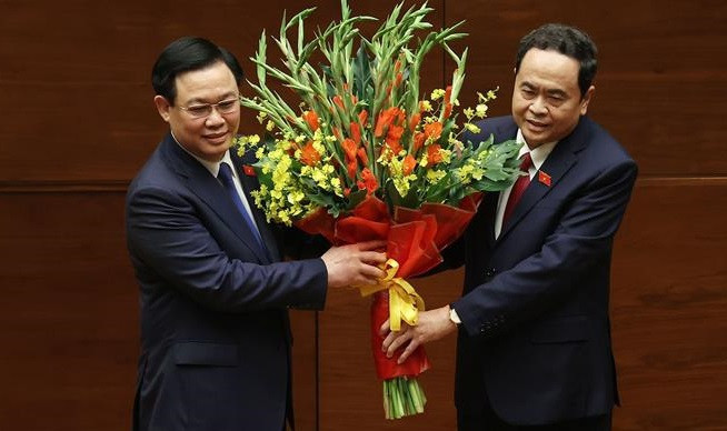 Vuong Dinh Hue réélu président de l’Assemblée nationale du Vietnam ảnh 1 Vuong Dinh Hue réélu président de l’Assemblée nationale du Vietnam ảnh 1
