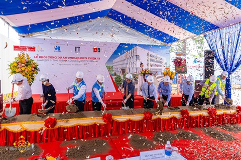 Lancement du projet d'agrandissement de l'école Dinh Thiên Ly ảnh 1 Lancement du projet d'agrandissement de l'école Dinh Thiên Ly ảnh 1