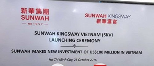 Sunwah Group : investissement supplémentaire de 100 millions de dollars au Vietnam ảnh 1 Sunwah Group : investissement supplémentaire de 100 millions de dollars au Vietnam ảnh 1