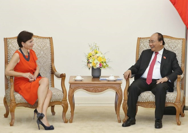 Le PM Nguyên Xuân Phuc reçoit l’ambassadrice d’Italie ảnh 1 Le PM Nguyên Xuân Phuc reçoit l’ambassadrice d’Italie ảnh 1