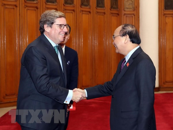 Le PM reçoit une délégation de la Commission de la pêche du Parlement européen ảnh 1 Le PM reçoit une délégation de la Commission de la pêche du Parlement européen ảnh 1