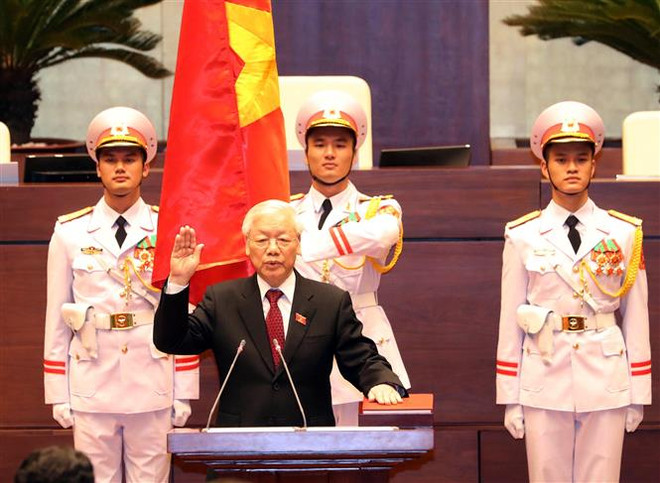 Des dirigeants étrangers félicitent le nouveau président Nguyên Phu Trong ảnh 1 Des dirigeants étrangers félicitent le nouveau président Nguyên Phu Trong ảnh 1