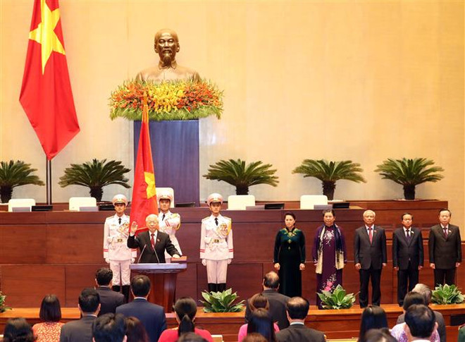 Le nouveau président du Vietnam prête serment ảnh 1 Le nouveau président du Vietnam prête serment ảnh 1