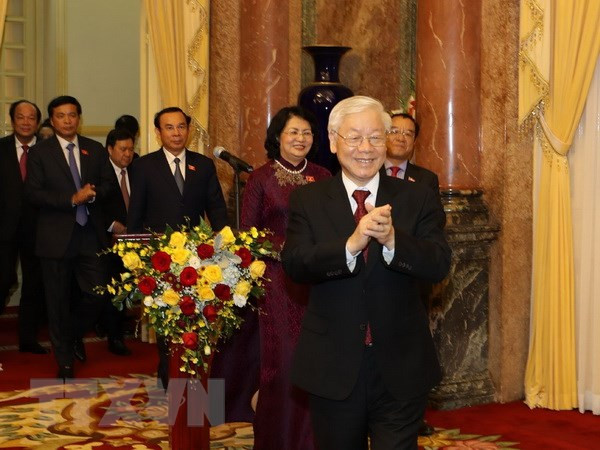 Le secrétaire général du PCV et président Nguyên Phu Trong travaille avec le bureau présidentiel ảnh 1 Le secrétaire général du PCV et président Nguyên Phu Trong travaille avec le bureau présidentiel ảnh 1