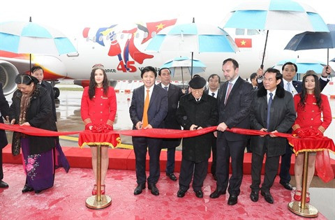 Vietjet Air conclut des accords avec des partenaires français ảnh 1 Vietjet Air conclut des accords avec des partenaires français ảnh 1