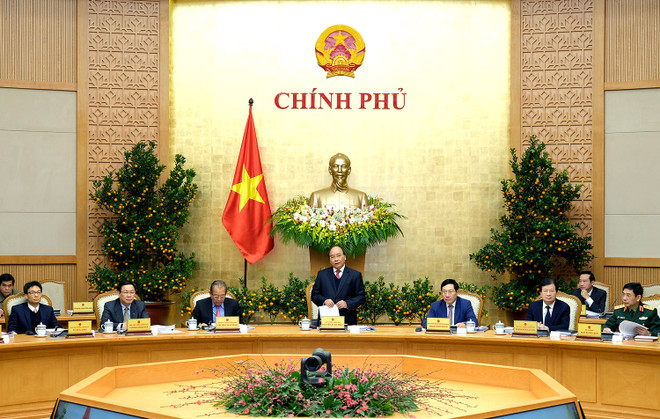 Réunion périodique de janvier du gouvernement ảnh 1 Réunion périodique de janvier du gouvernement ảnh 1