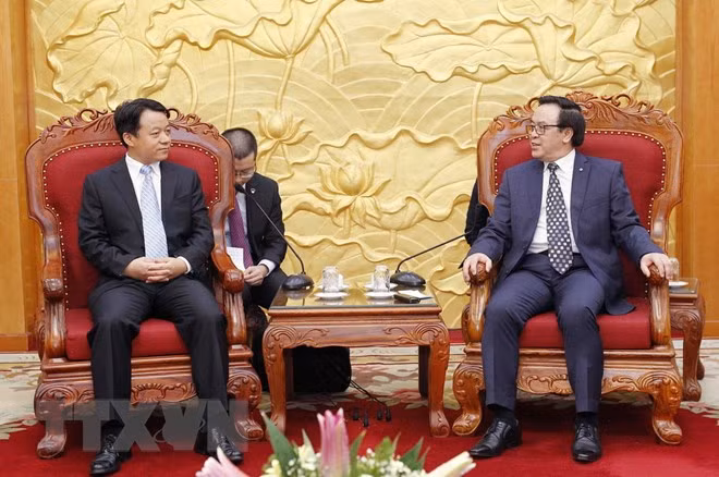 Une délégation de la jeunesse chinoise au Vietnam ảnh 1 Une délégation de la jeunesse chinoise au Vietnam ảnh 1