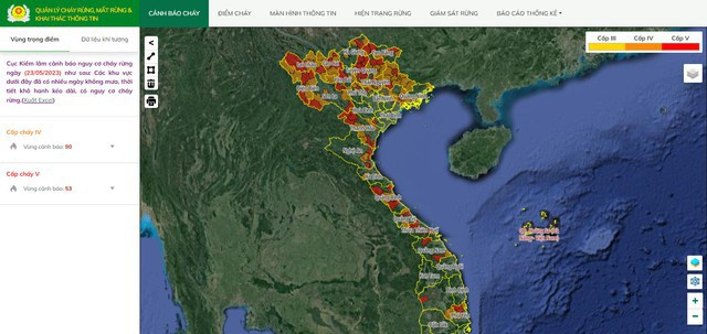 Dépêche officielle sur le renforcement des mesures d'urgence contre les incendies de forêt ảnh 2 Dépêche officielle sur le renforcement des mesures d'urgence contre les incendies de forêt ảnh 2