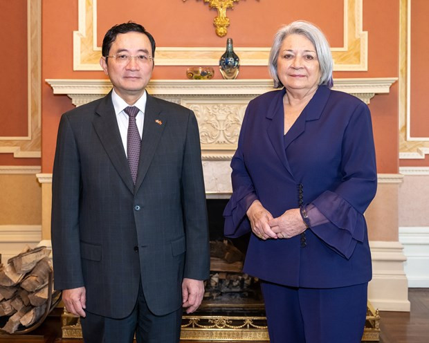 La gouverneure générale du Canada ravie du développement des relations avec le Vietnam ảnh 1 La gouverneure générale du Canada ravie du développement des relations avec le Vietnam ảnh 1