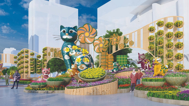 Concours d’idées de design pour la rue florale Nguyên Huê 2024 ảnh 1