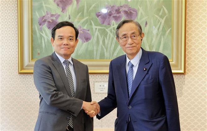 Activités du vice-Premier ministre Tran Luu Quang au Japon ảnh 2 Activités du vice-Premier ministre Tran Luu Quang au Japon ảnh 2