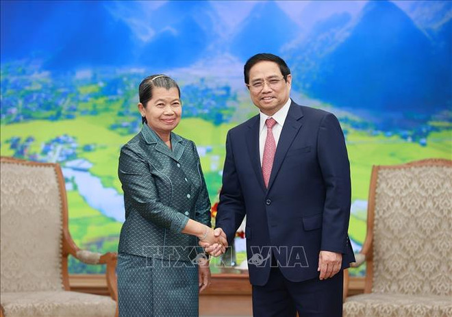 Le Vietnam accorde la grande priorité à ses relations avec le Cambodge ảnh 2 Le Vietnam accorde la grande priorité à ses relations avec le Cambodge ảnh 2