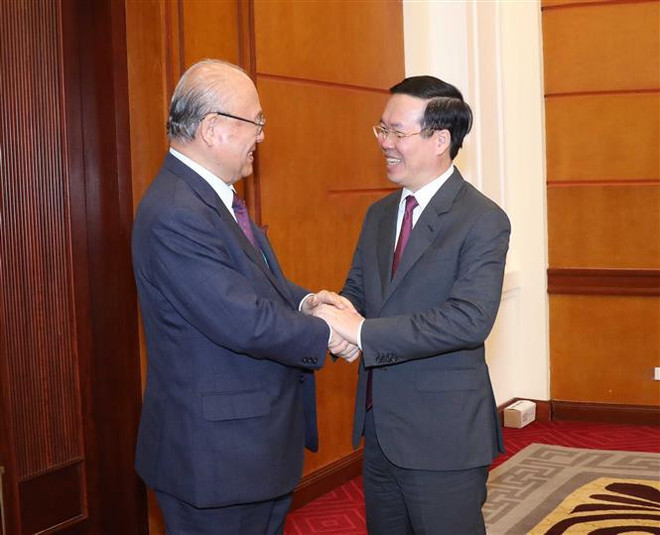 Le conseiller spécial de l’Alliance des députés d’amitié Japon-Vietnam à Hanoï ảnh 1 Le conseiller spécial de l’Alliance des députés d’amitié Japon-Vietnam à Hanoï ảnh 1