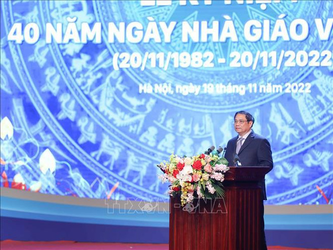 L'enseignement est le plus noble des métiers, selon le Premier ministre ảnh 1 L'enseignement est le plus noble des métiers, selon le Premier ministre ảnh 1