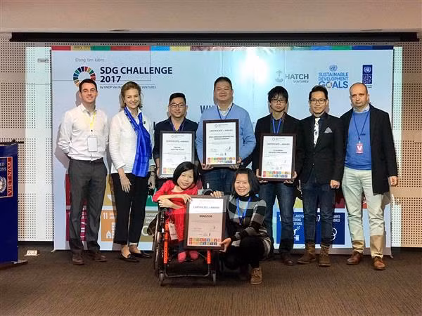 Quatre entreprises primées au concours "SDG Challenge 2017" ảnh 1 Quatre entreprises primées au concours "SDG Challenge 2017" ảnh 1