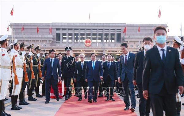 La visite du PM vietnamien en Chine laisse une impression au milieu des défis mondiaux ảnh 1 La visite du PM vietnamien en Chine laisse une impression au milieu des défis mondiaux ảnh 1
