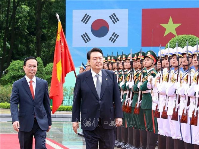 Le Vietnam et la République de Corée échangent 17 documents de coopération dans divers domaines ảnh 2 Le Vietnam et la République de Corée échangent 17 documents de coopération dans divers domaines ảnh 2