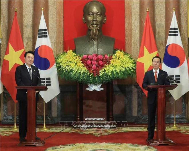 Le Vietnam et la République de Corée échangent 17 documents de coopération dans divers domaines ảnh 4 Le Vietnam et la République de Corée échangent 17 documents de coopération dans divers domaines ảnh 4