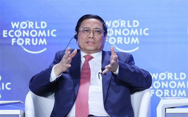 Le Premier ministre Pham Minh Chinh au Forum d’été de Davos ảnh 2 Le Premier ministre Pham Minh Chinh au Forum d’été de Davos ảnh 2