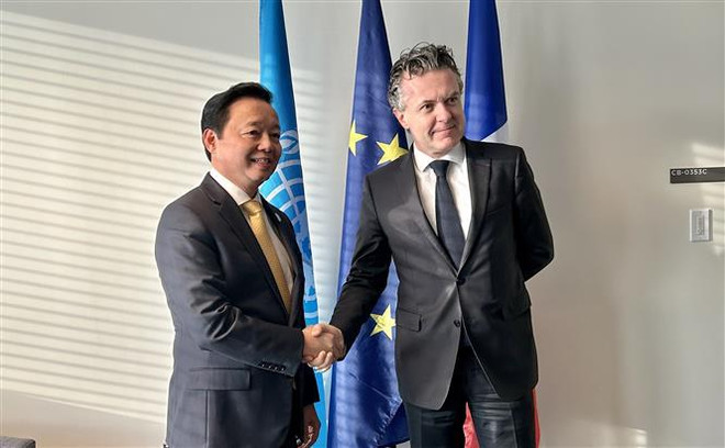 Poursuite des activités du vice-PM Tran Hong Ha à la Conférence des Nations Unies sur l'eau ảnh 4 Poursuite des activités du vice-PM Tran Hong Ha à la Conférence des Nations Unies sur l'eau ảnh 4