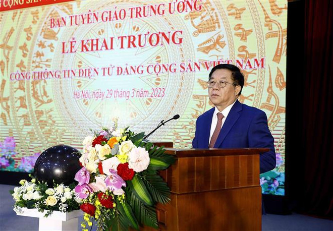 Le portail électronique du Parti communiste du Vietnam voit le jour ảnh 2 Le portail électronique du Parti communiste du Vietnam voit le jour ảnh 2
