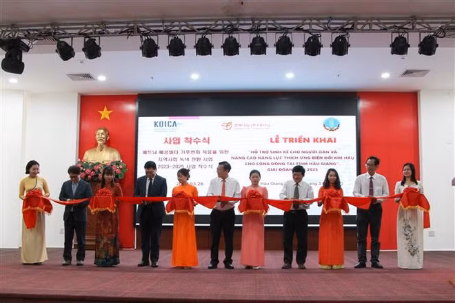 Climat : Lancement d’un projet de soutien à Hau Giang ảnh 1