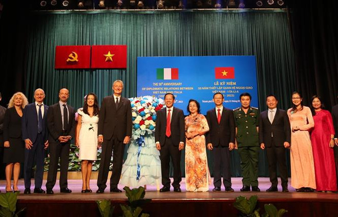 Les 50 ans des relations Vietnam-Italie célébrés à Hô Chi Minh-Ville ảnh 2 Les 50 ans des relations Vietnam-Italie célébrés à Hô Chi Minh-Ville ảnh 2