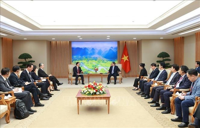 Le Premier ministre reçoit le secrétaire du Comité provincial du PCC du Yunnan (Chine) ảnh 2 Le Premier ministre reçoit le secrétaire du Comité provincial du PCC du Yunnan (Chine) ảnh 2