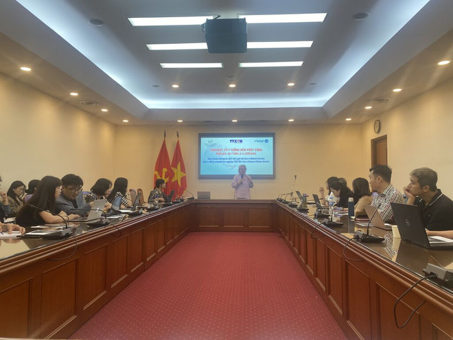 Inauguration d’une formation de podcast à destination des journalistes ảnh 1 Inauguration d’une formation de podcast à destination des journalistes ảnh 1