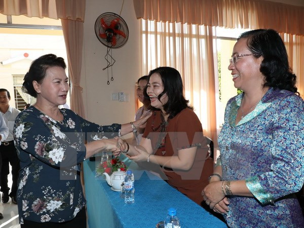Nguyen Thi Kim Ngan à l’écoute des électeurs de l’arrondissement de Ninh Kieu (Can Tho) ảnh 1 Nguyen Thi Kim Ngan à l’écoute des électeurs de l’arrondissement de Ninh Kieu (Can Tho) ảnh 1