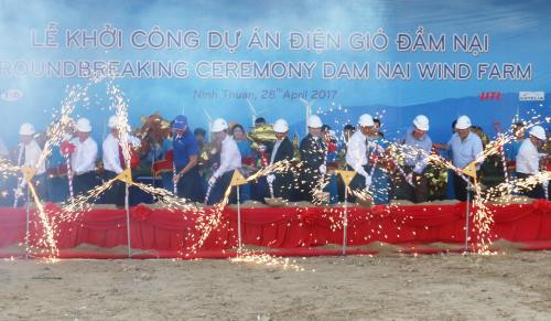 Mise en chantier de la centrale éolienne Dâm Nai ảnh 1 Mise en chantier de la centrale éolienne Dâm Nai ảnh 1
