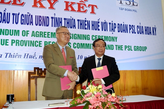 Le groupe américain PSL investira dans plusieurs projets à Huê ảnh 1 Le groupe américain PSL investira dans plusieurs projets à Huê ảnh 1