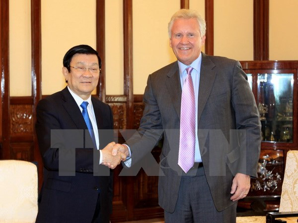 Le chef de l'Etat reçoit le PDG de General Electric ảnh 1 Le chef de l'Etat reçoit le PDG de General Electric ảnh 1