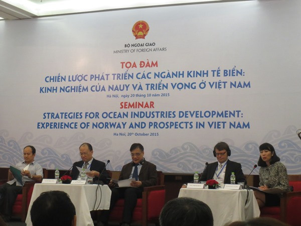 La Norvège partage ses expériences dans l’économie maritime ảnh 1 La Norvège partage ses expériences dans l’économie maritime ảnh 1
