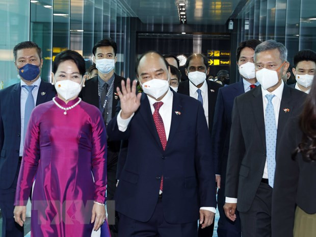 Le président Nguyên Xuân Phuc conclut sa visite d’État à Singapour ảnh 1 Le président Nguyên Xuân Phuc conclut sa visite d’État à Singapour ảnh 1