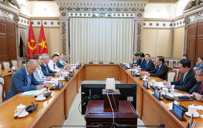Ho Chi Minh-Ville et Francfort promeuvent les relations de coopération bilatérales ảnh 2 Ho Chi Minh-Ville et Francfort promeuvent les relations de coopération bilatérales ảnh 2