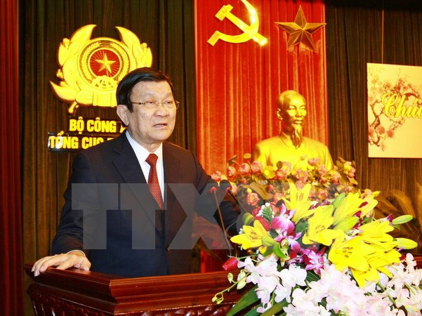 Têt : le président de la République présente ses vœux ảnh 1 Têt : le président de la République présente ses vœux ảnh 1