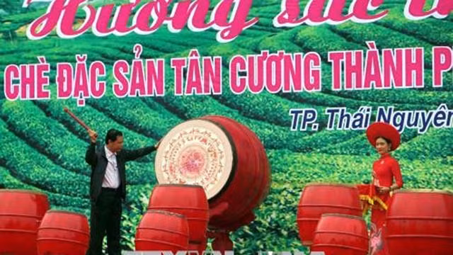 La fête ​"Parfums et couleurs du thé de Tân Cuong​" ảnh 1