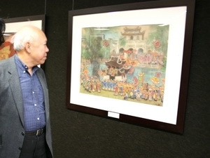 Bientôt une exposition aux Etats-Unis sur la peinture sur soie vietnamienne ảnh 1 Bientôt une exposition aux Etats-Unis sur la peinture sur soie vietnamienne ảnh 1