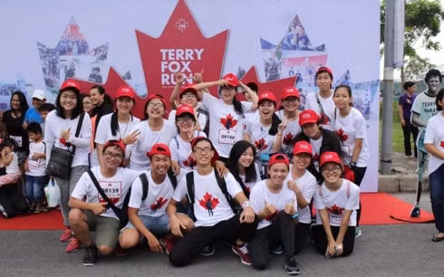 Plus de 24.800 participants aux courses Terry Fox et Kizuna Ekiden ảnh 1 Plus de 24.800 participants aux courses Terry Fox et Kizuna Ekiden ảnh 1